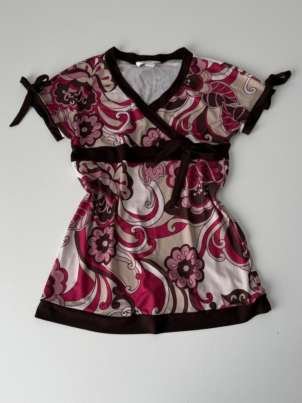 Y2K Amy Beyer Patterned Top